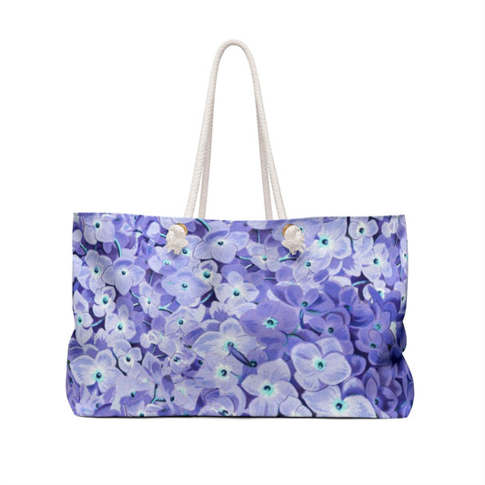 Purple Hydrangea Oversized Weekend Tote Bag - 1012Expressions