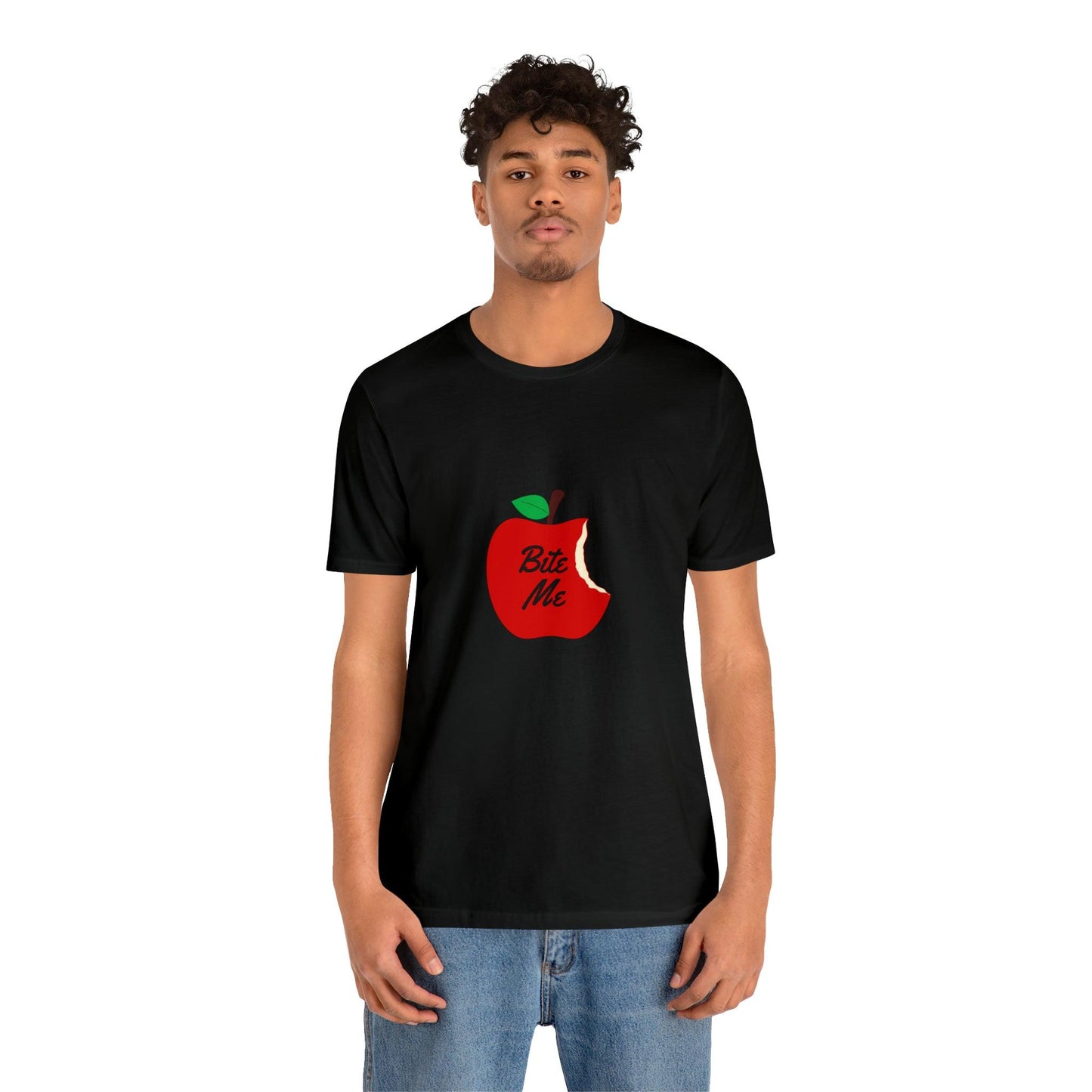 black t-shirt