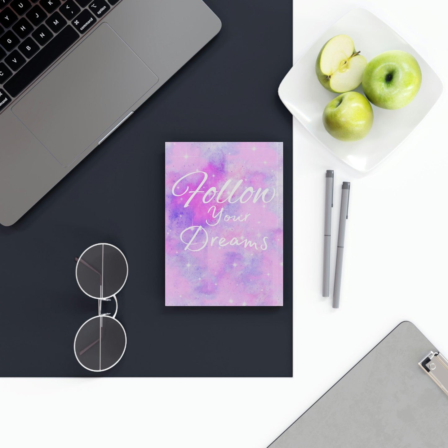 Unleash Your Imagination with Our Follow Your Dreams Hard Cover Journal - A Stellar Companion for any Writer