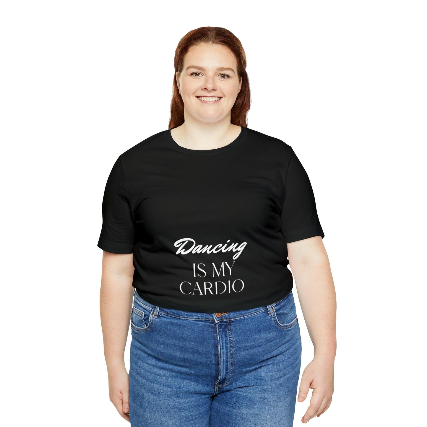 black t-shirt