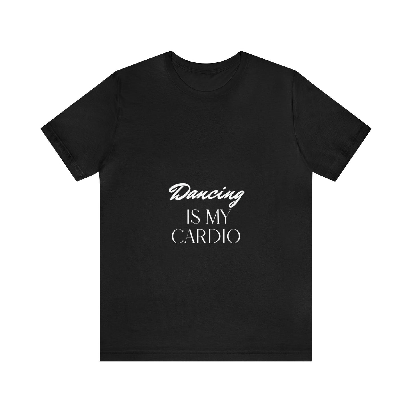 black t-shirt