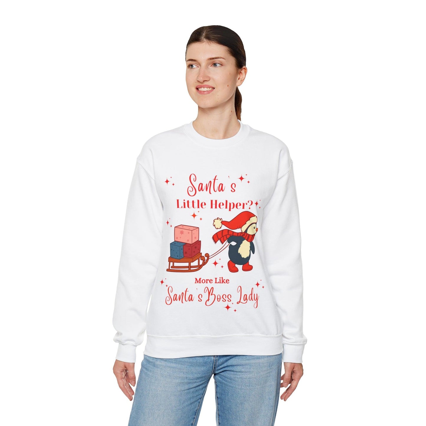 Santa's Little Helper - Unisex Heavy Blend™ Crewneck Sweatshirt - 1012Expressions