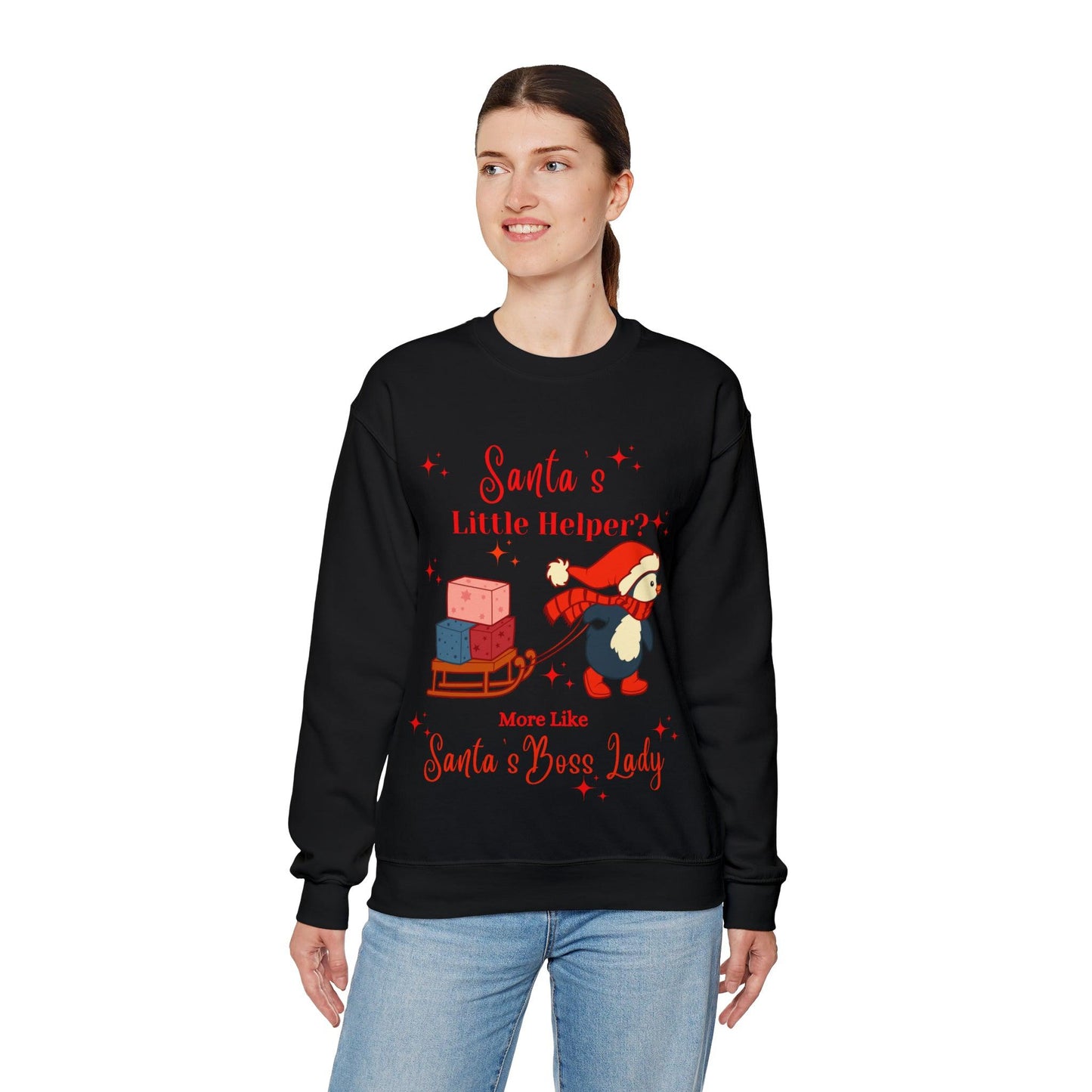 Santa's Little Helper - Unisex Heavy Blend™ Crewneck Sweatshirt