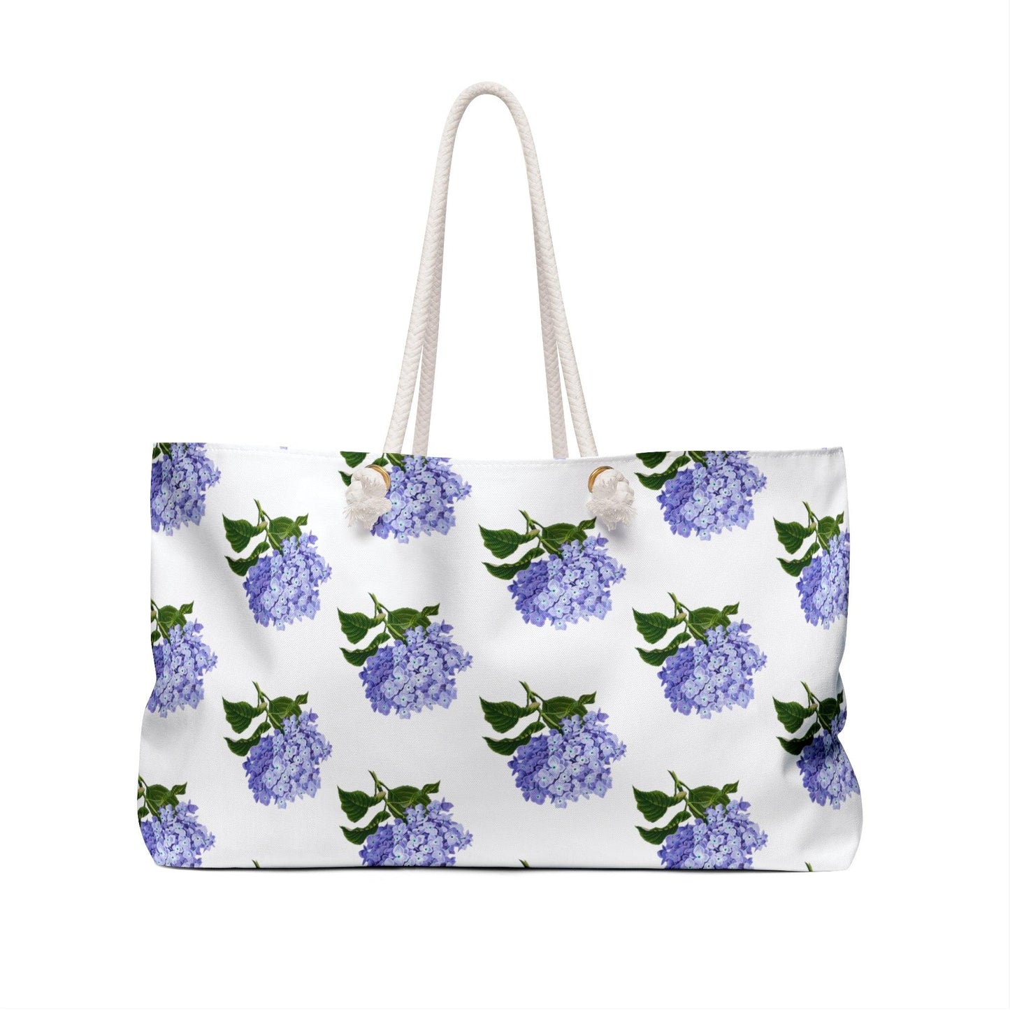 Purple Hydrangea Oversized Weekender Tote Bag - 1012Expressions