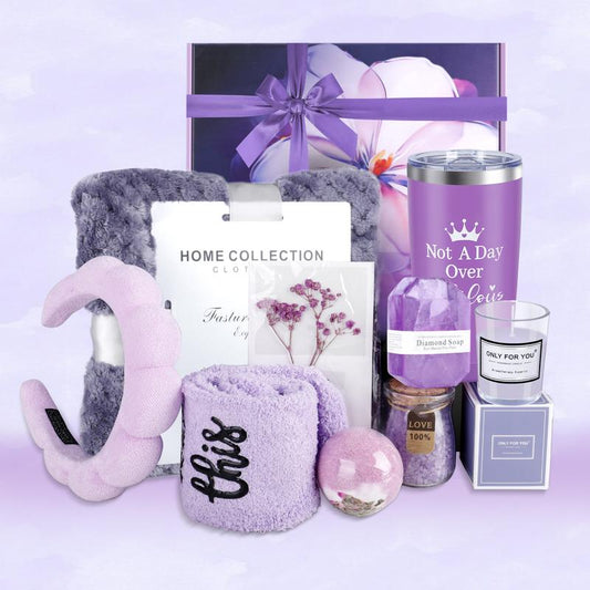 Birthday Gifts for Women, Unique Gifts for Women, Relaxing Spa Care Package with Luxury Flannel Blanket - Valentines, Mothers Day, Christmas Gifts for Women, Mom, Wife, Girlfriend, Friends