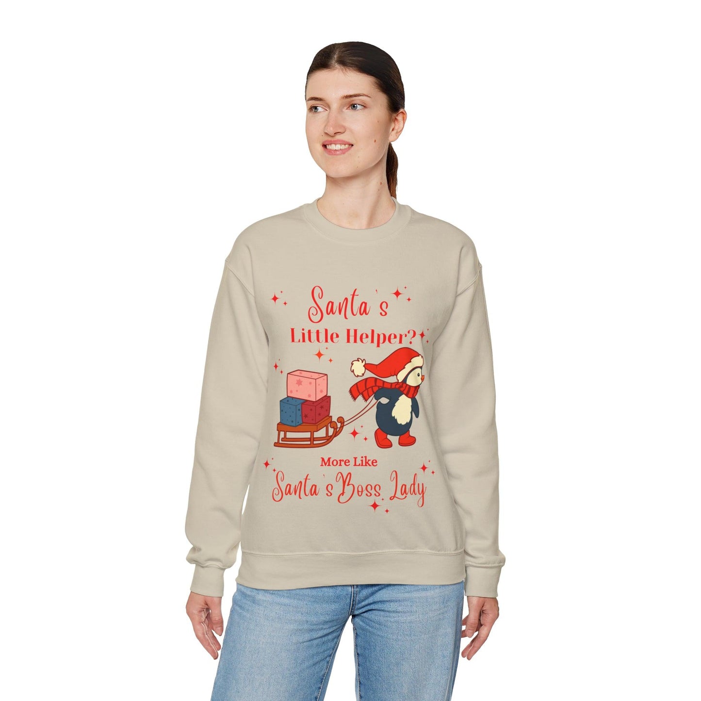 Santa's Little Helper - Unisex Heavy Blend™ Crewneck Sweatshirt