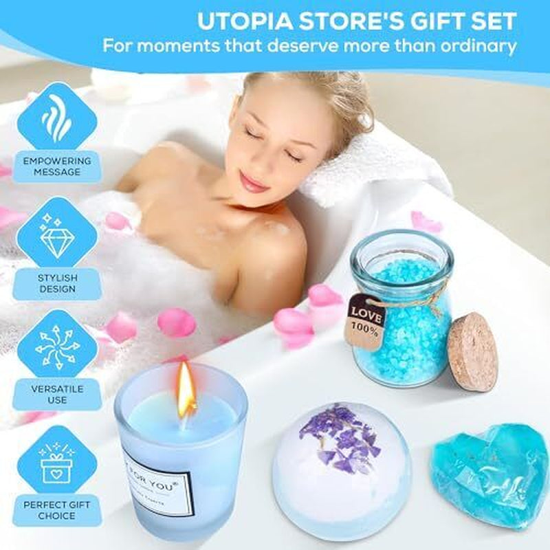 Birthday Spa Gifts for Woman-Relaxing Spa Gift Basket Set-Unique Gift Ideas