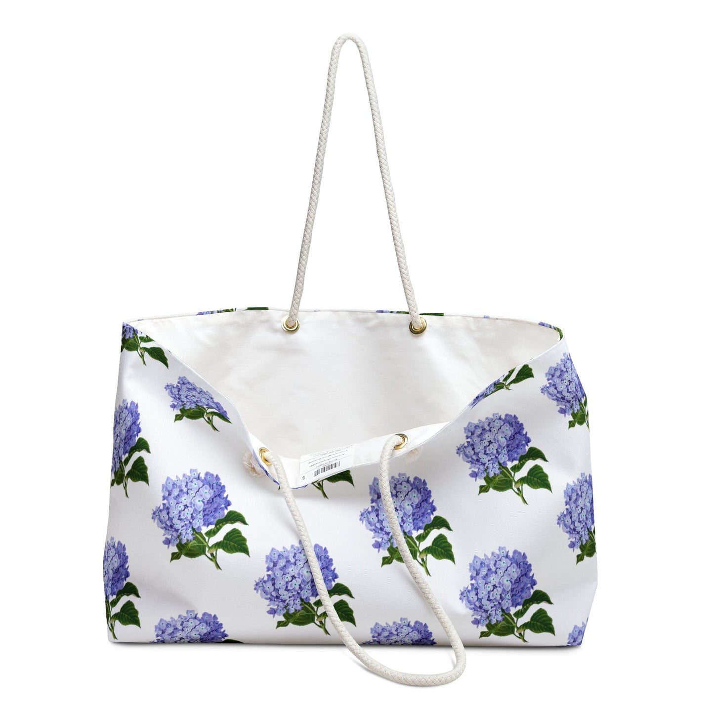 Purple Hydrangea Oversized Weekender Tote Bag - 1012Expressions