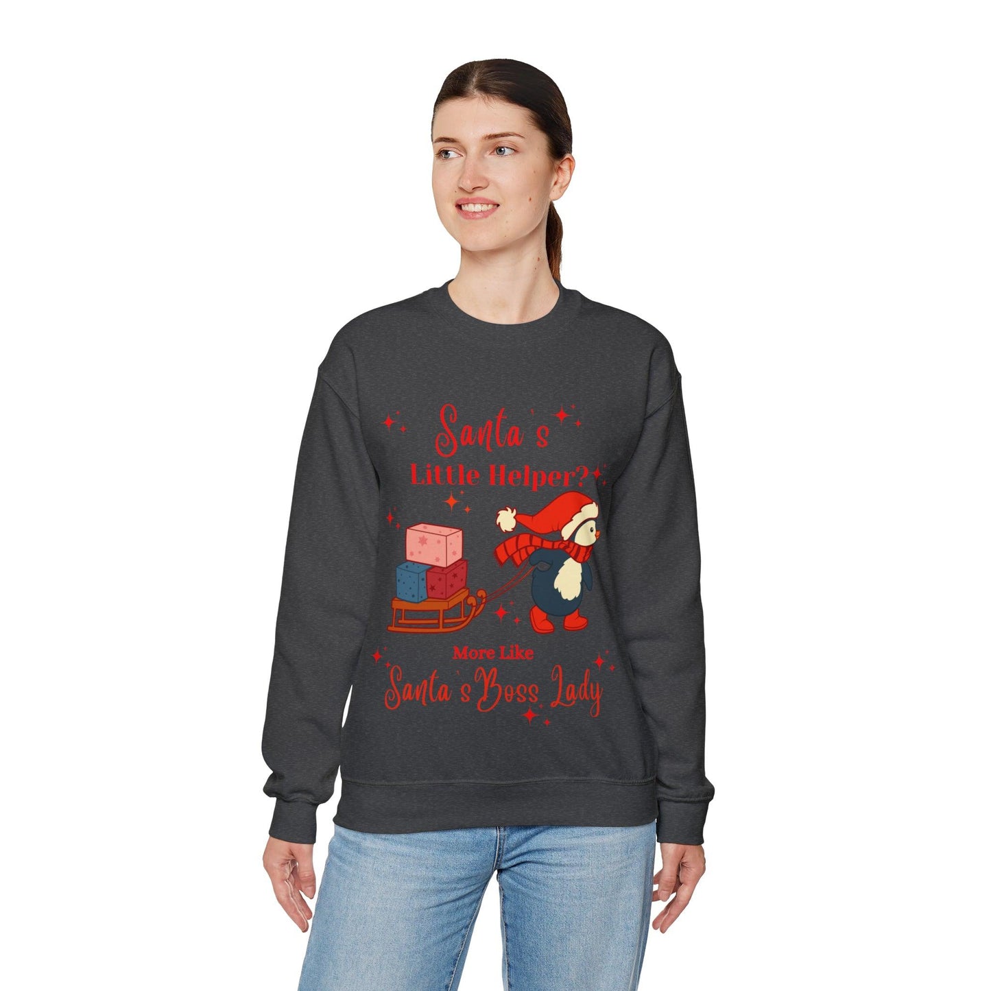 Santa's Little Helper - Unisex Heavy Blend™ Crewneck Sweatshirt