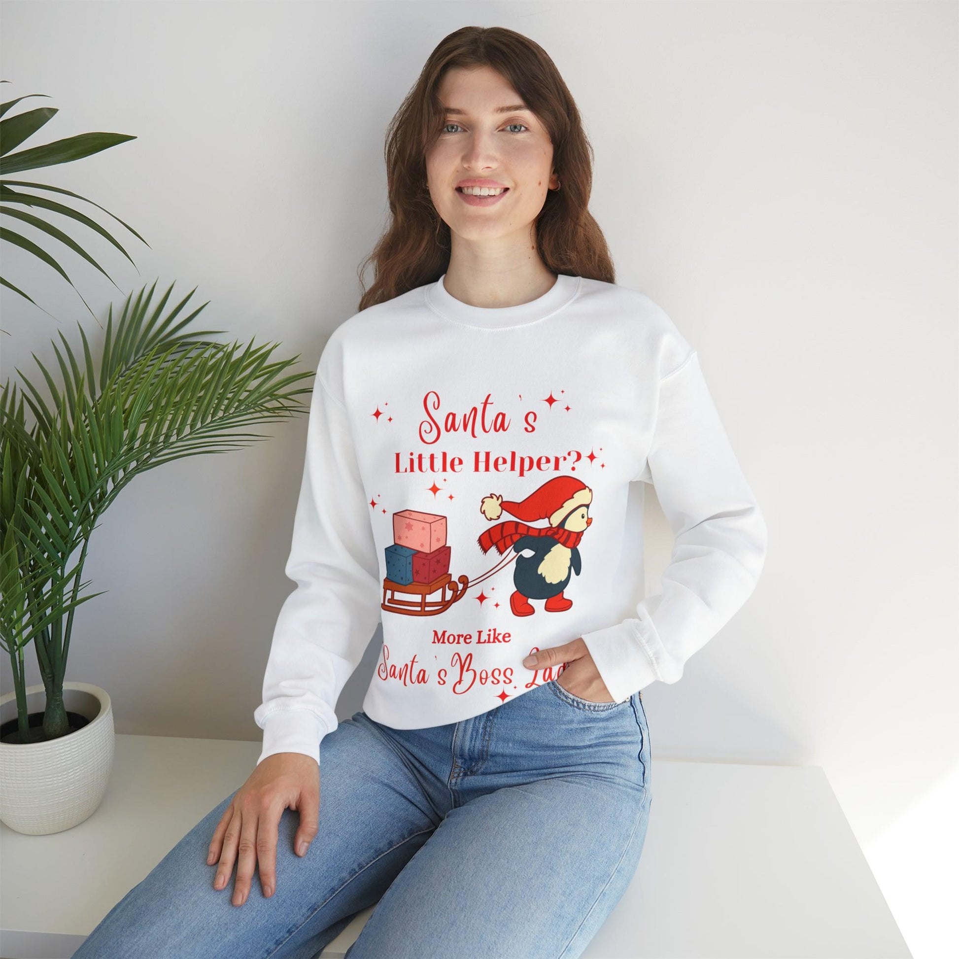 Santa's Little Helper - Unisex Heavy Blend™ Crewneck Sweatshirt - 1012Expressions