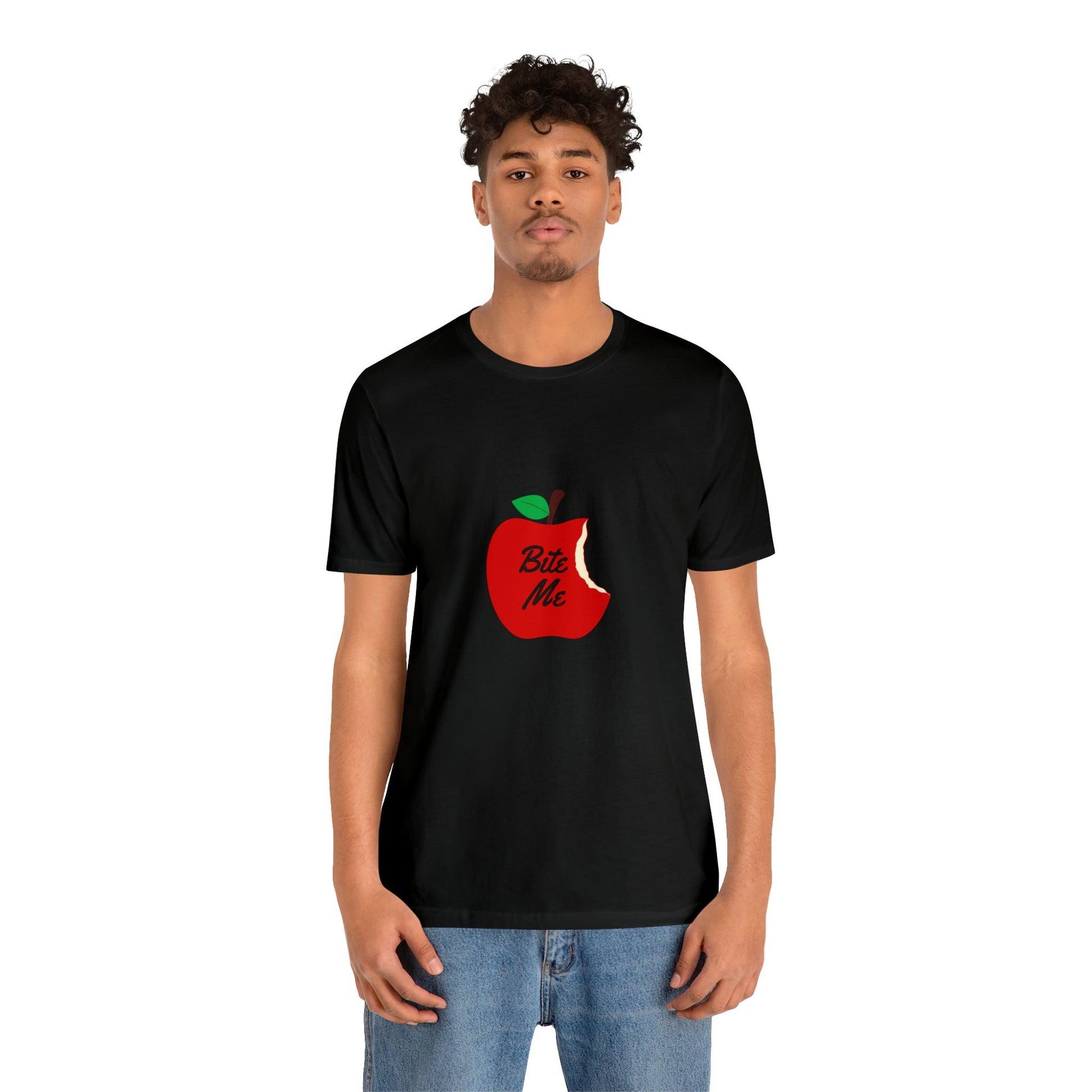 black t-shirt