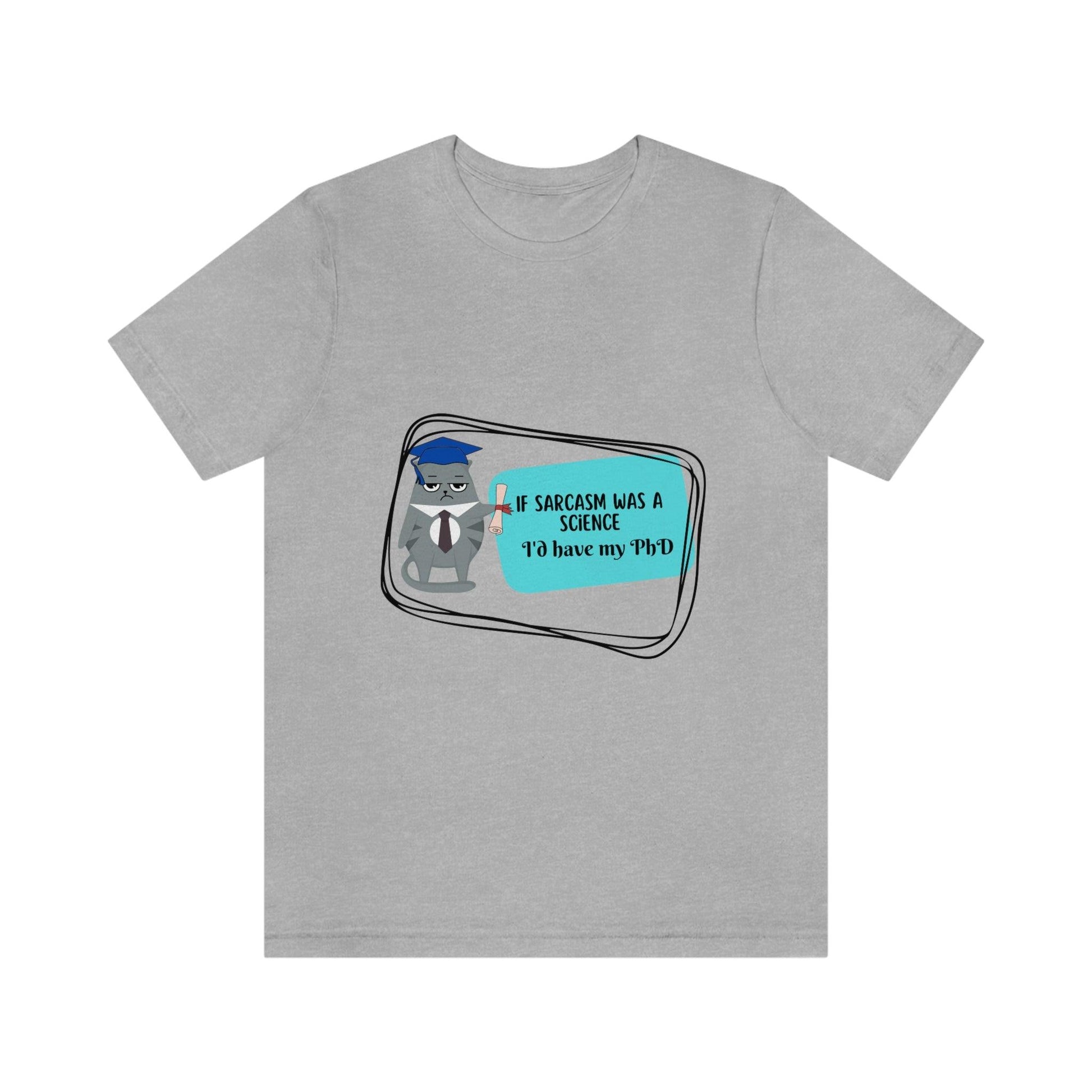 Get Your Laugh On with the Science of Sarcasm Funny Graphic Tee - The Ultimate Witty Tee