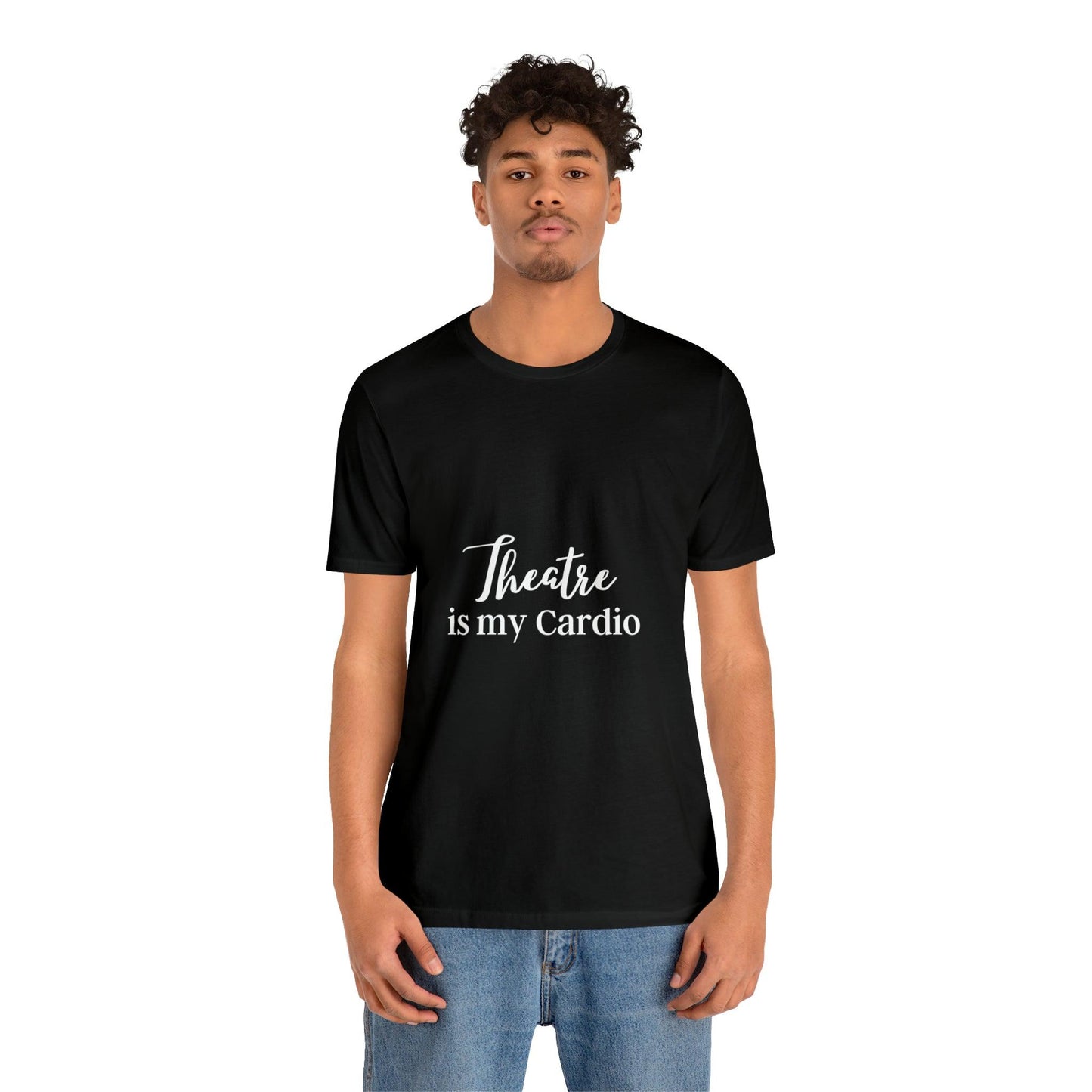 black t-shirt