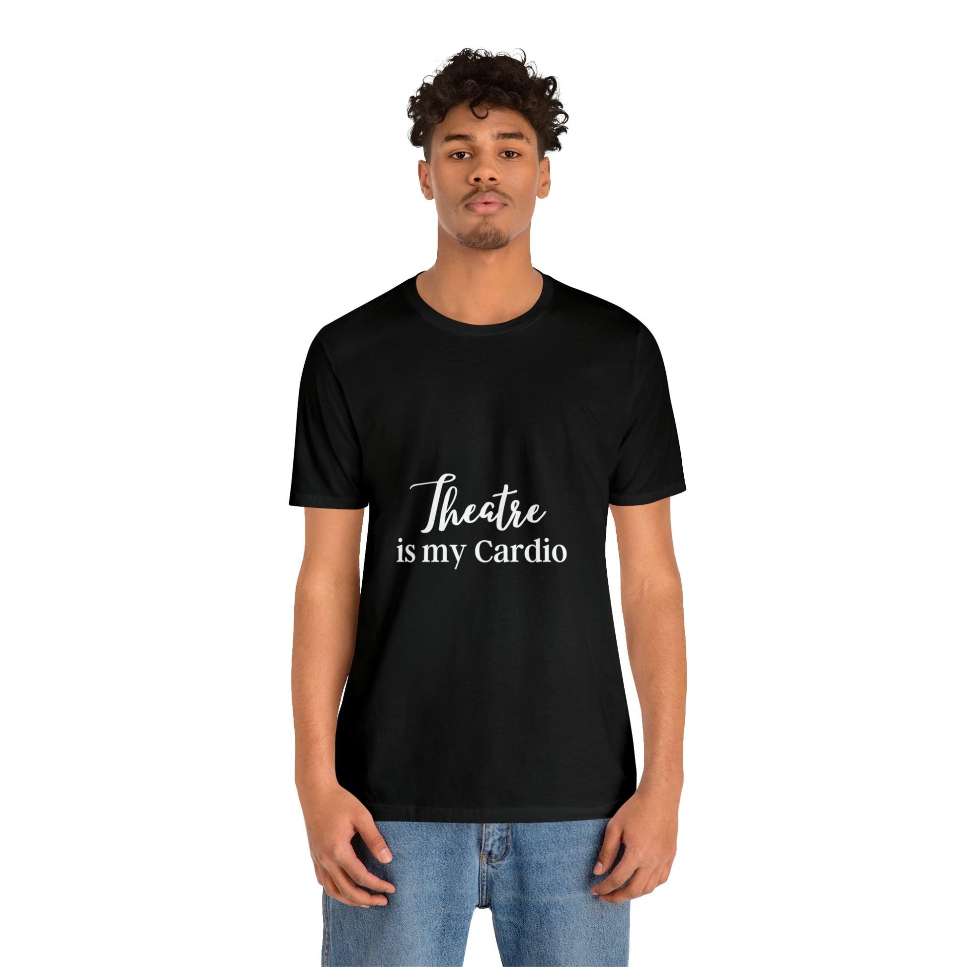 black t-shirt