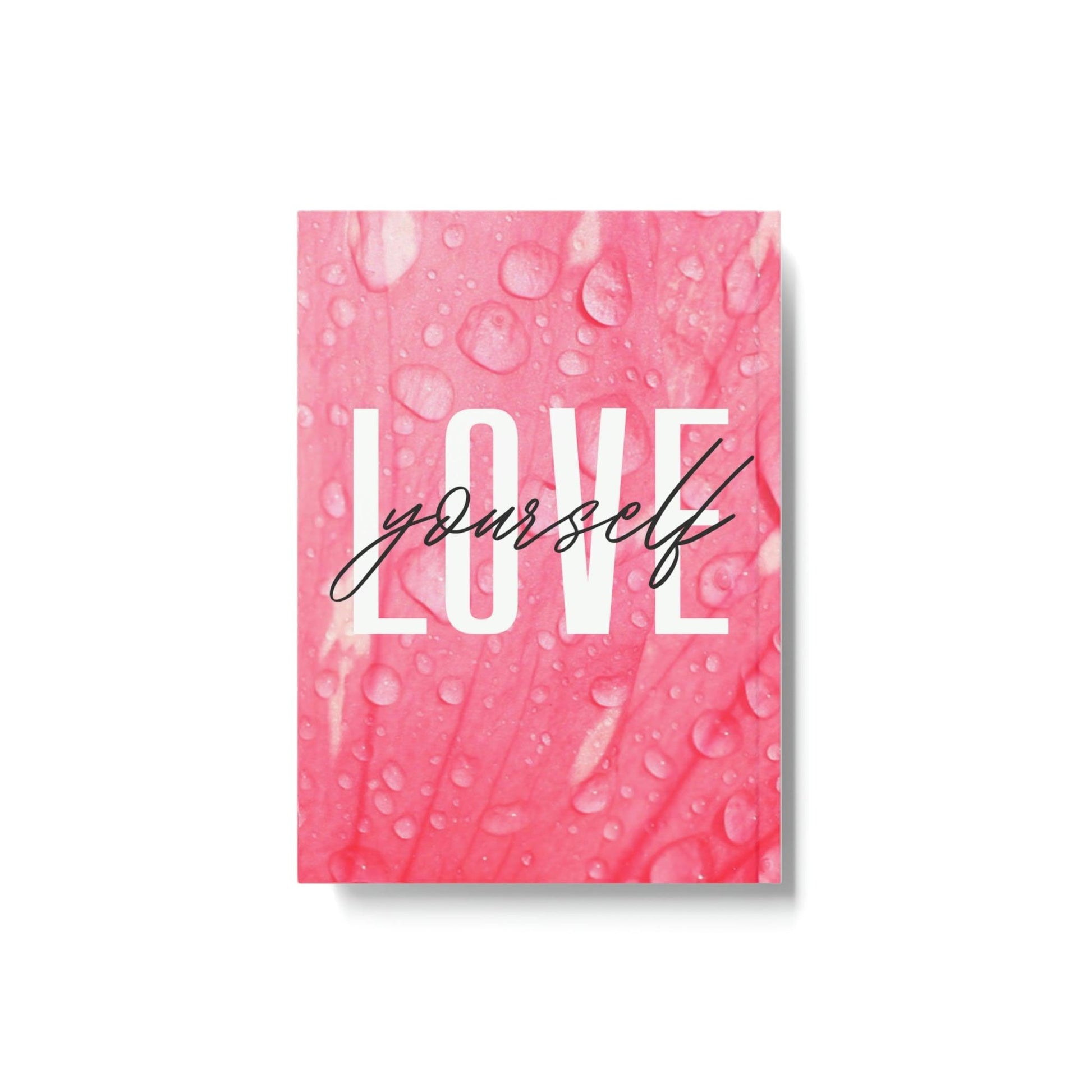 Love Yourself Hibiscus Petal Hard Cover Journals - Back to School & Desk Essentials