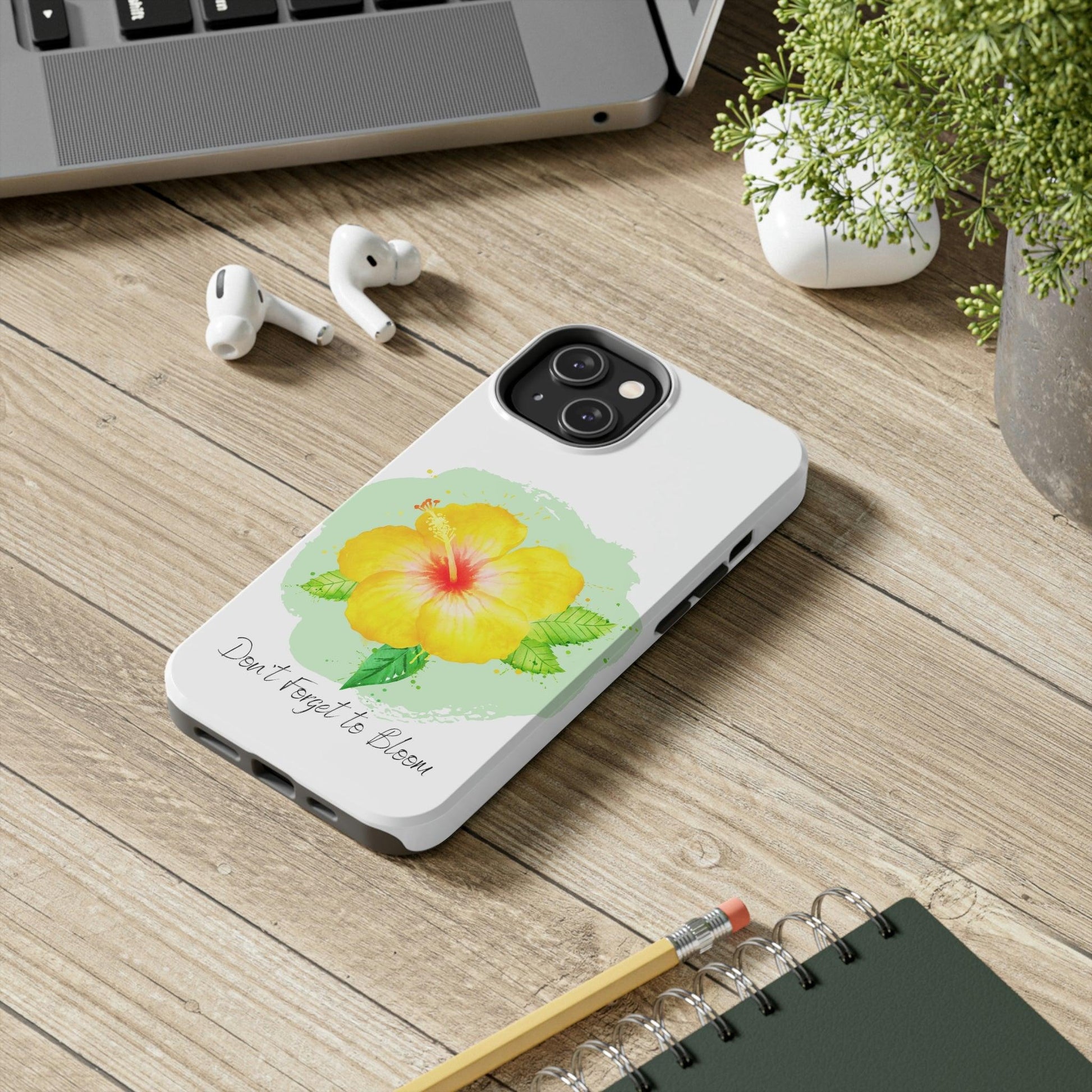 "Yellow Hibiscus" Tough Phone Cases, Case-Mate - 1012Expressions
