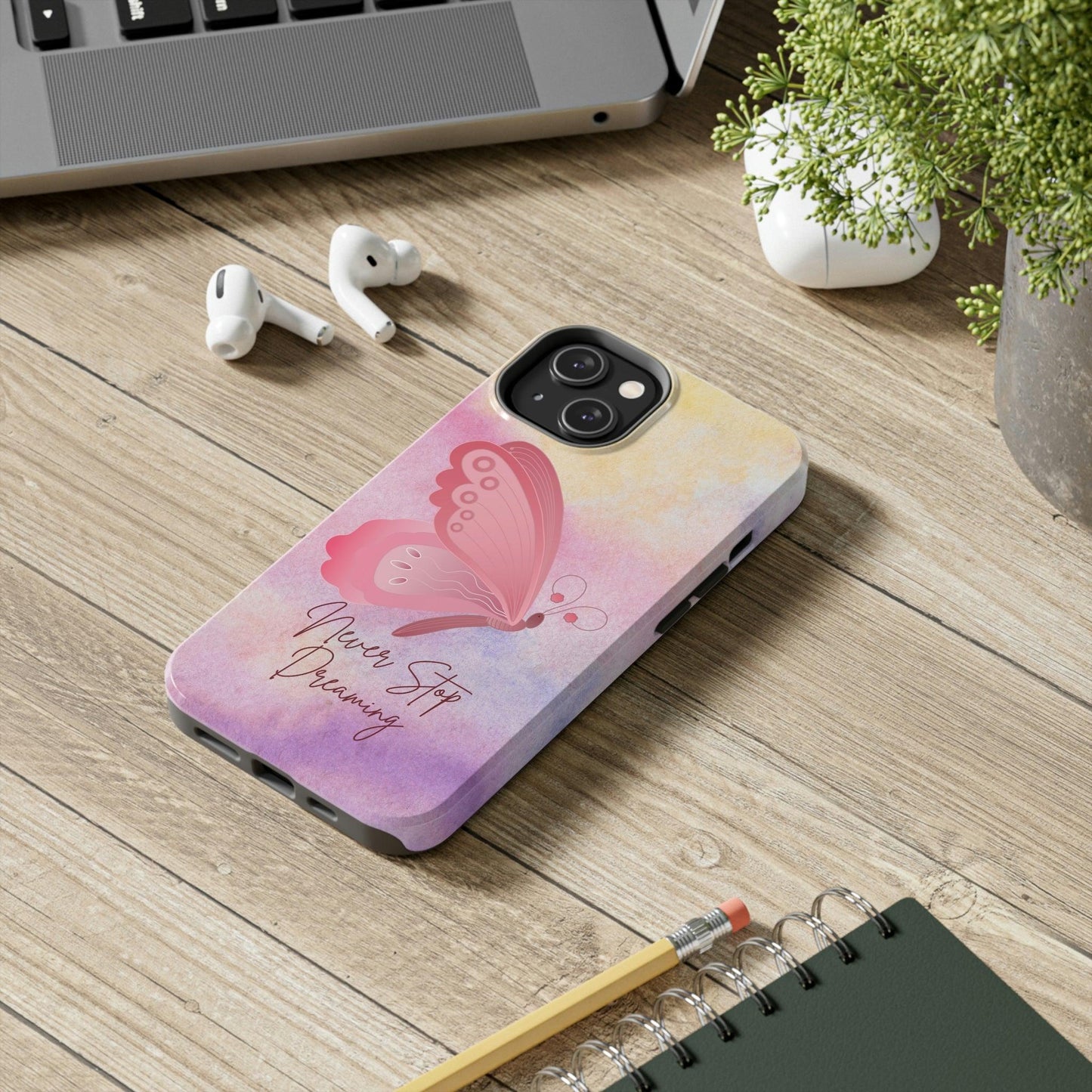 "Never Stop Dreaming" Tough Phone Cases, Case-Mate - 1012Expressions