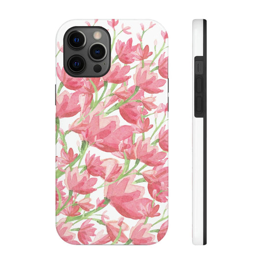 "Pink Flowers" Tough Phone Cases, Case-Mate - 1012Expressions