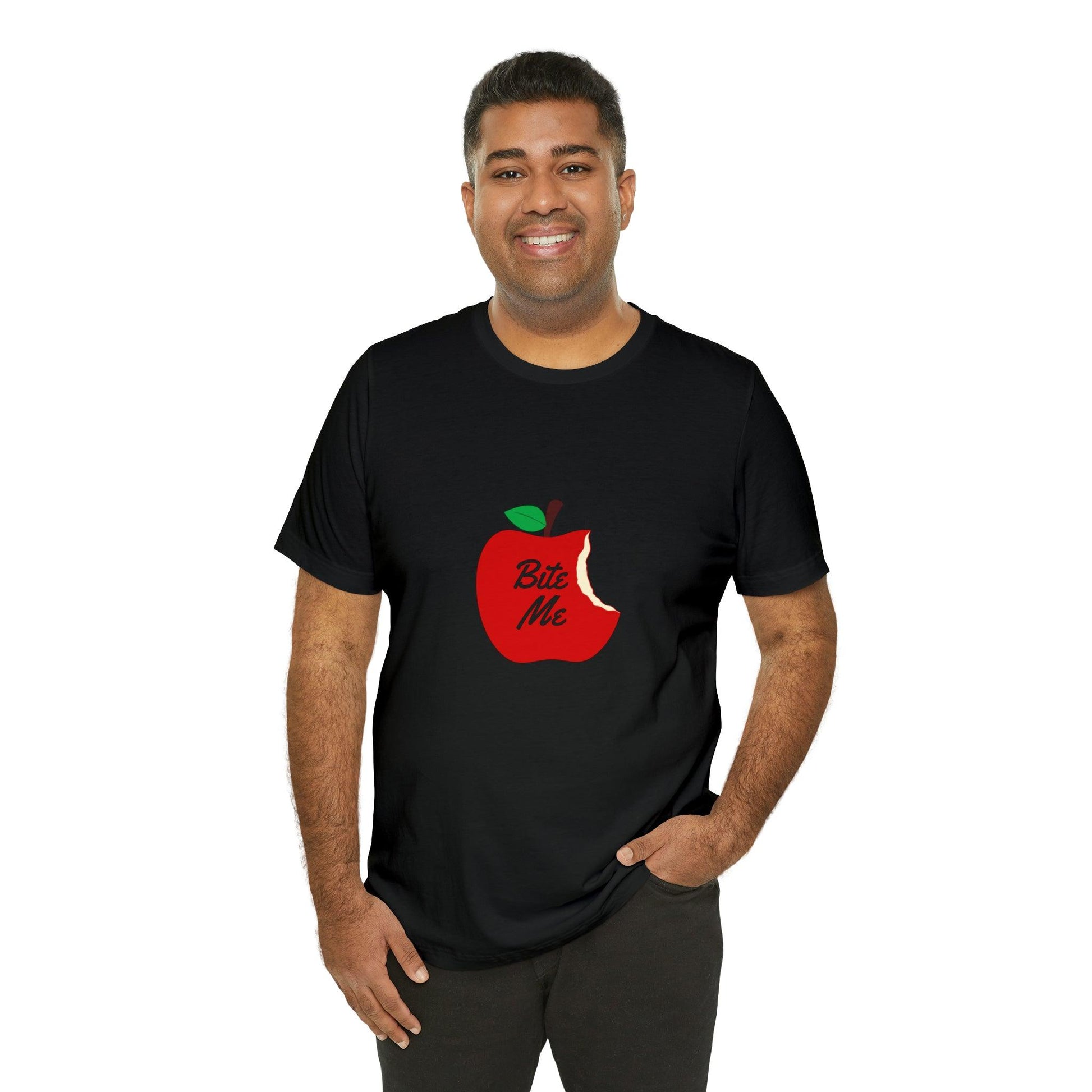black t-shirt
