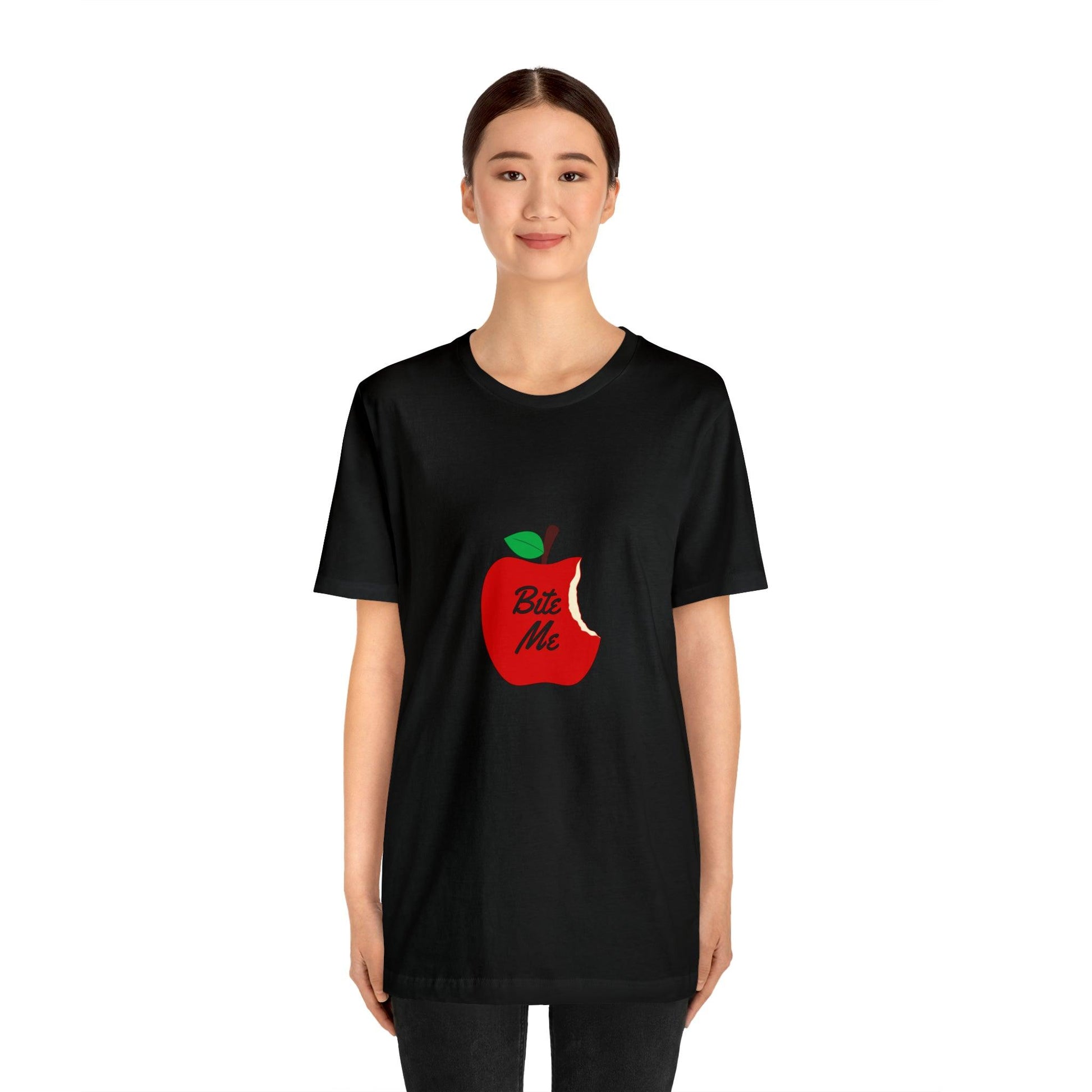 black t-shirt