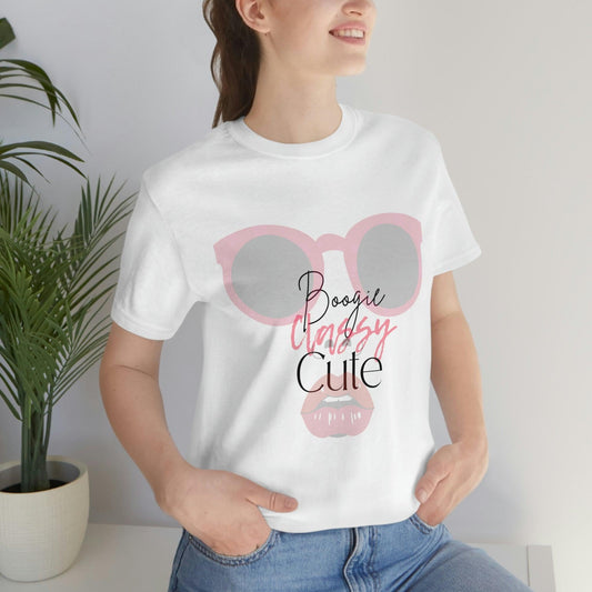 Stay Cool and Classy with our 'Boogie, Classy, Cute' Short Sleeve Tee - 1012Expressions