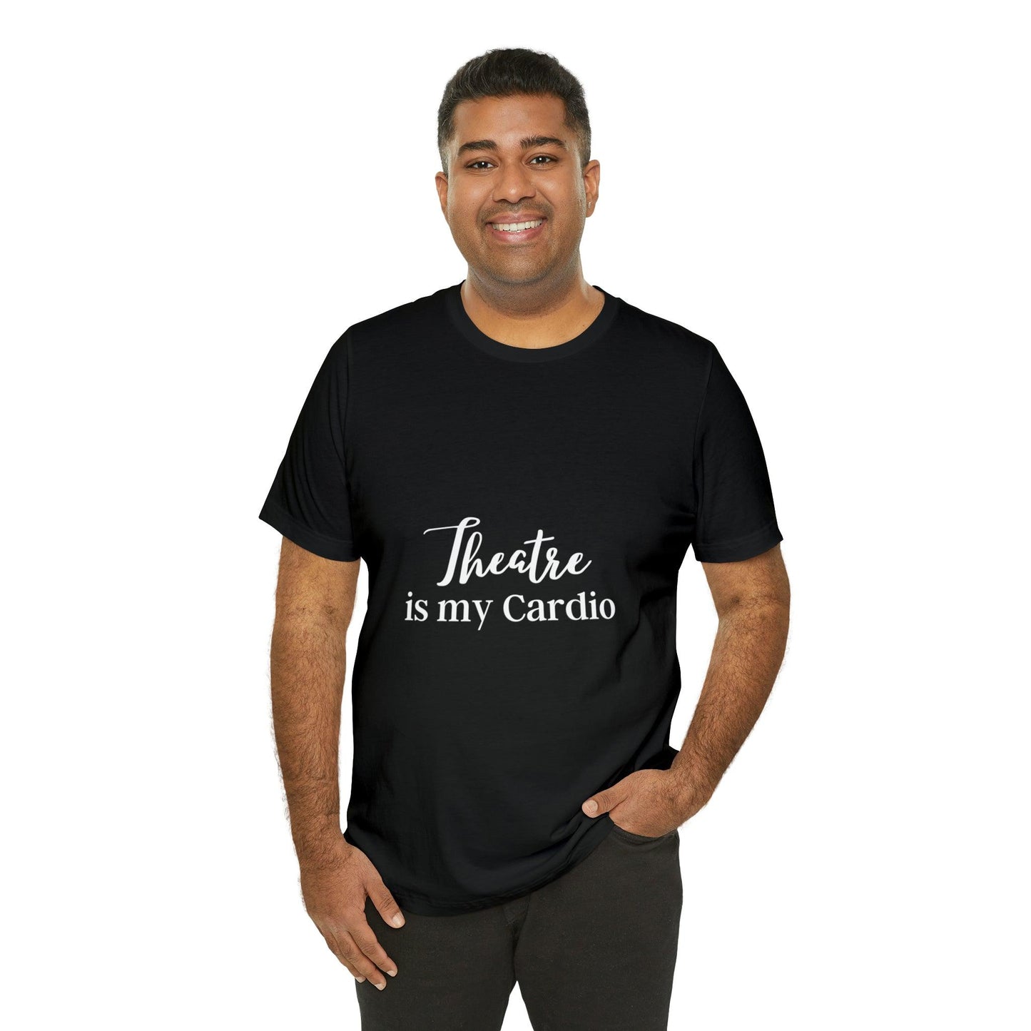 black t-shirt