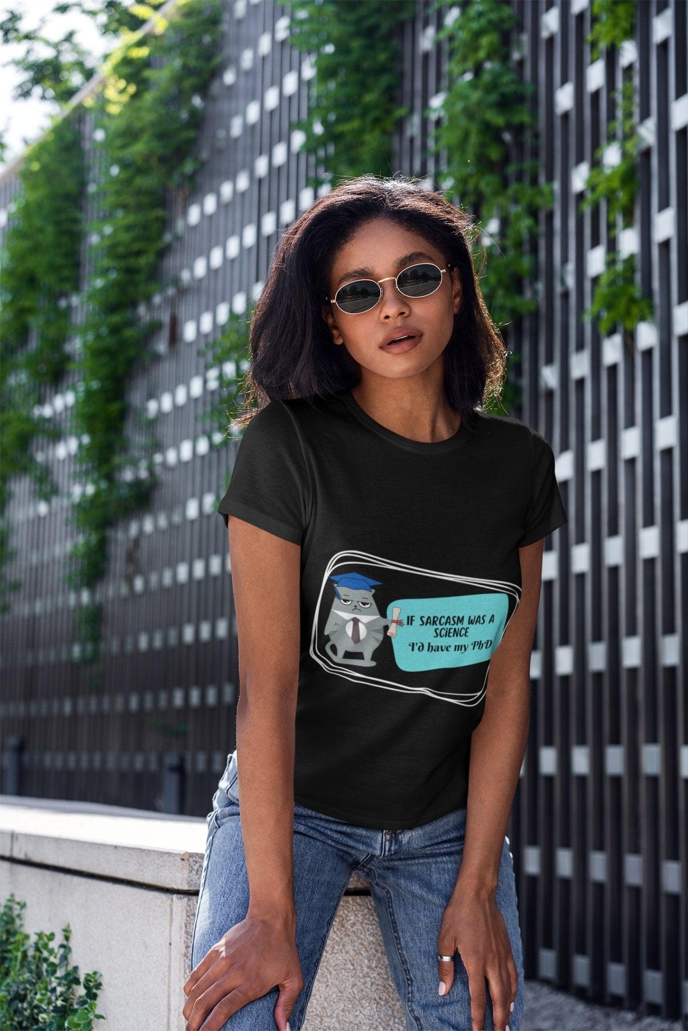 Funny Sarcastic Unisex Black Short Sleeve Tee - Funny Science T-Shirt