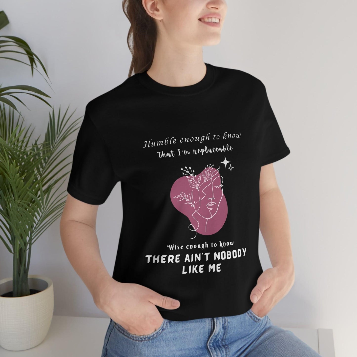 Black Short Sleeve Tee - Humble Enough to Know