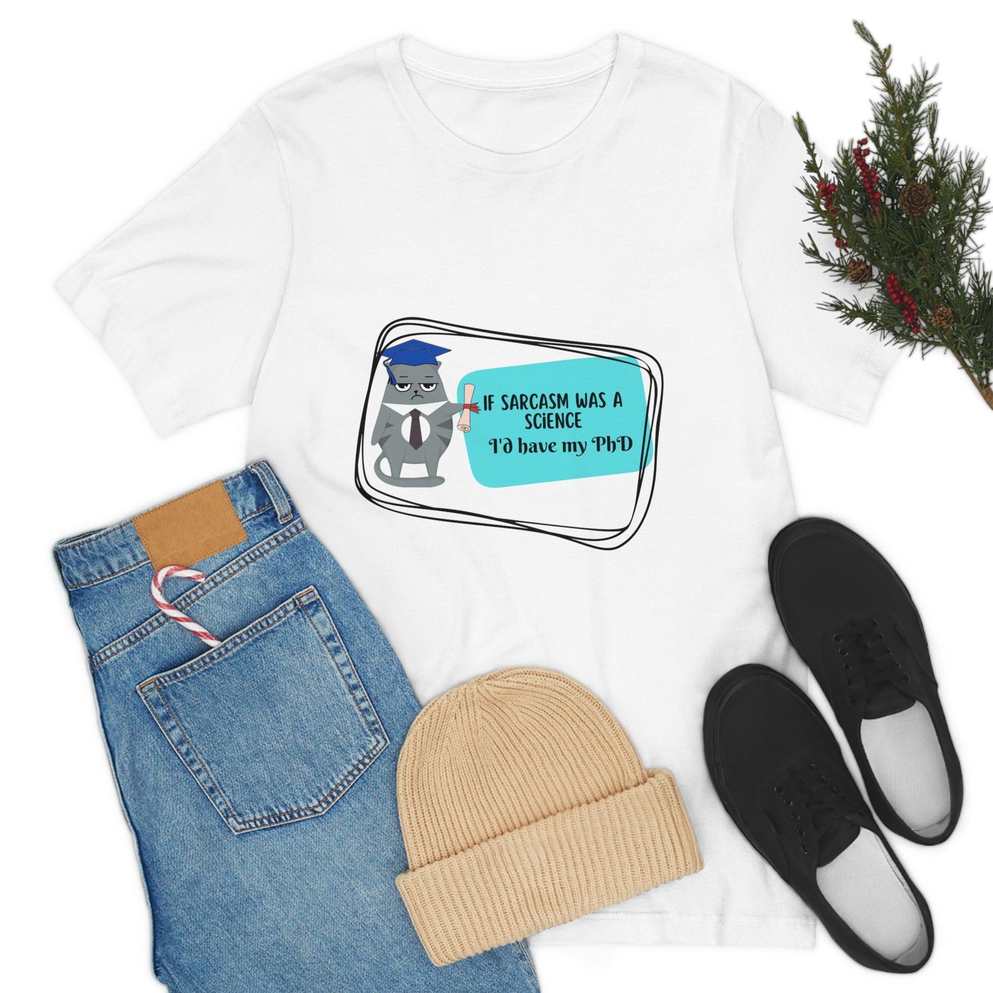 Get Your Laugh On with the Science of Sarcasm Funny Graphic Tee - The Ultimate Witty Tee