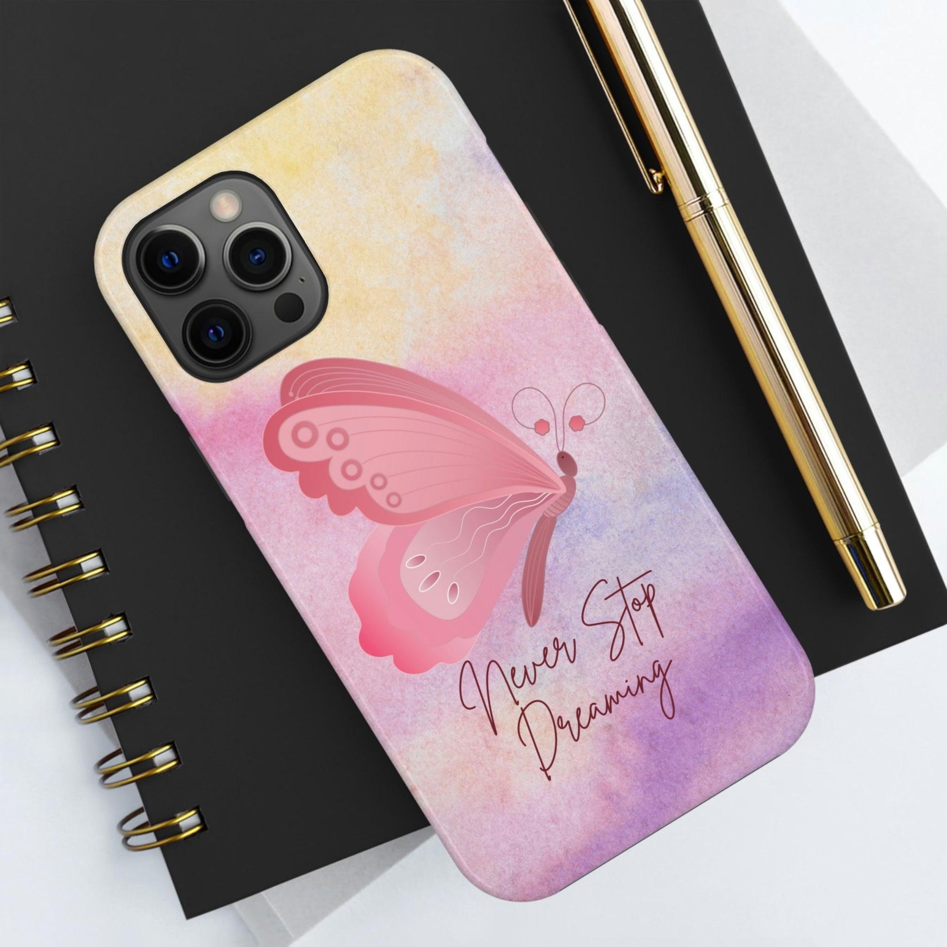 "Never Stop Dreaming" Tough Phone Cases, Case-Mate - 1012Expressions