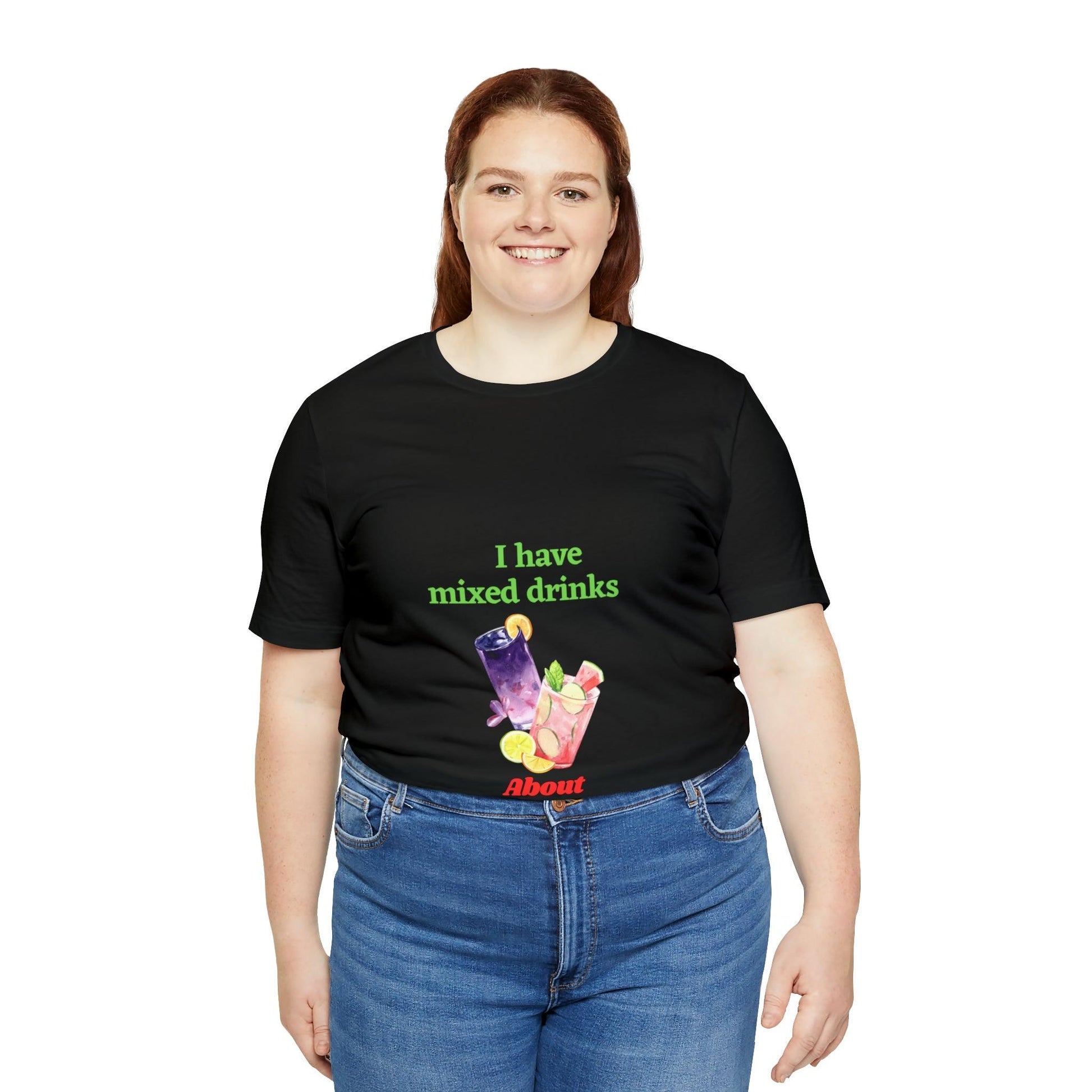black t-shirt