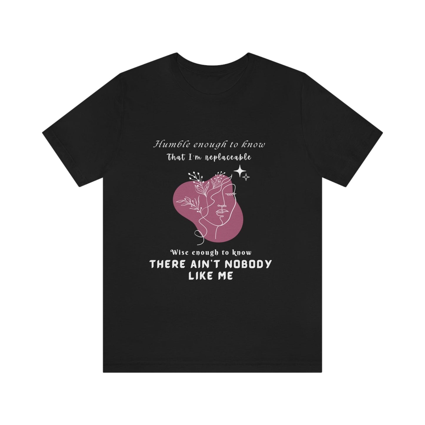 Classic Black Short Sleeve Tee - Humble Enough to Know