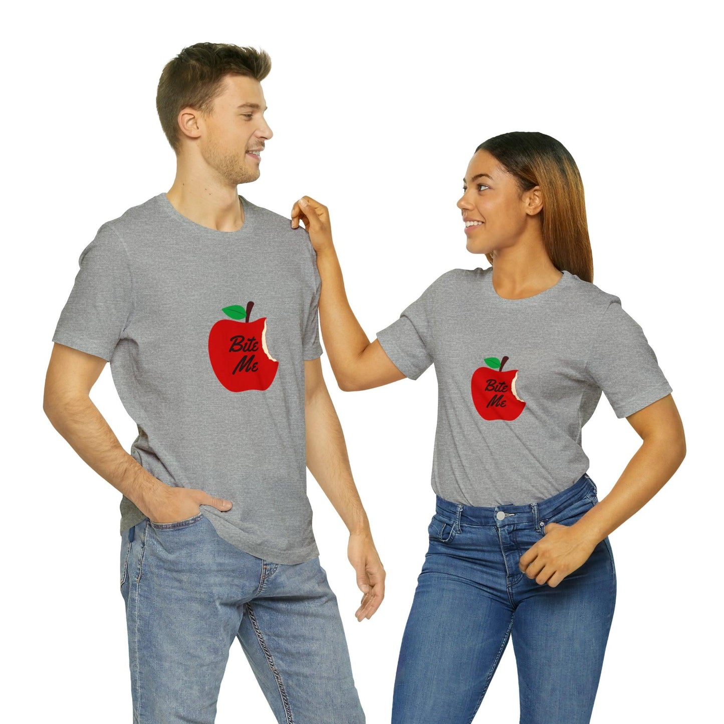 grey t-shirt