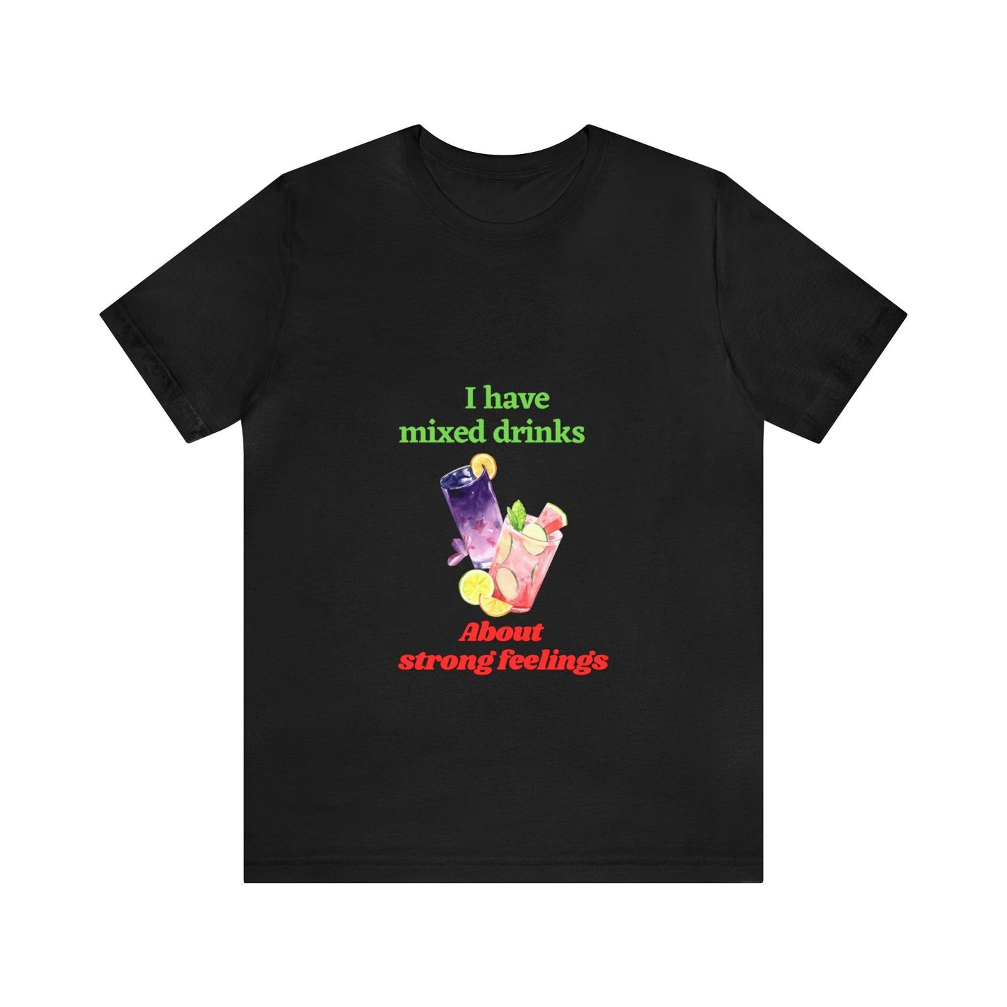 black t-shirt