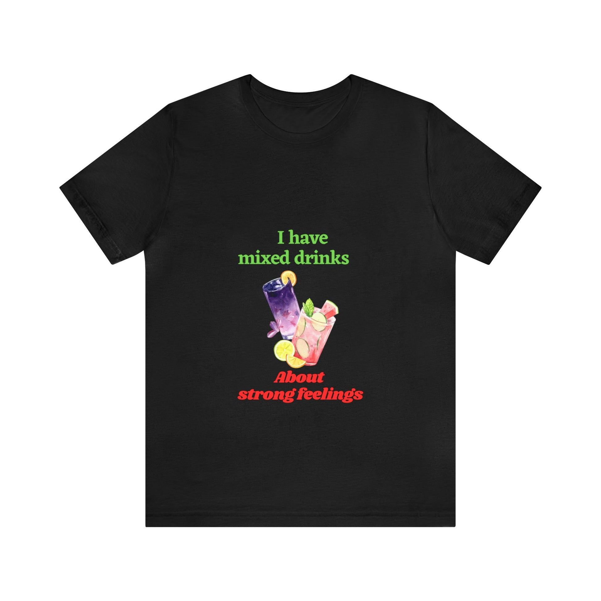 black t-shirt