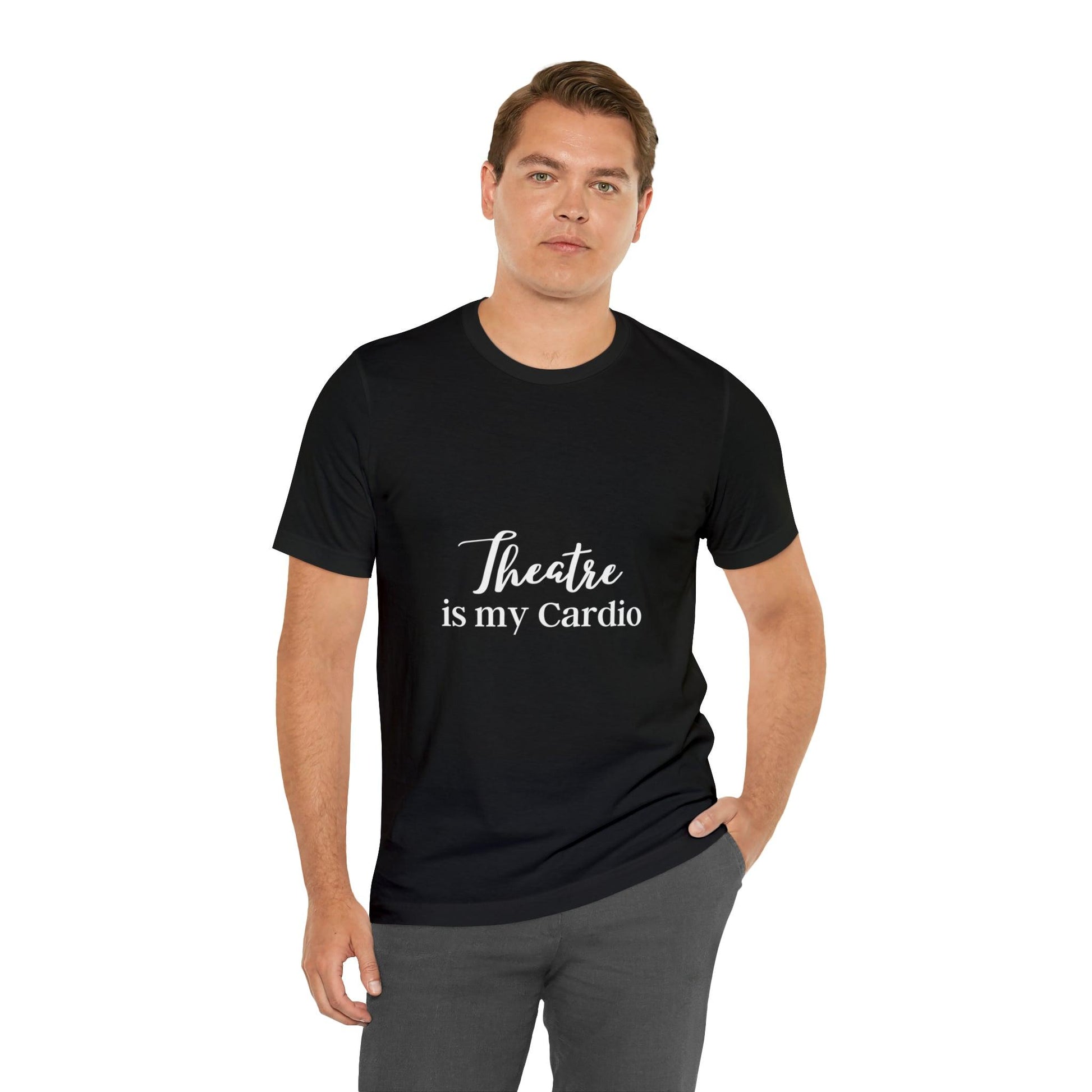 black t-shirt