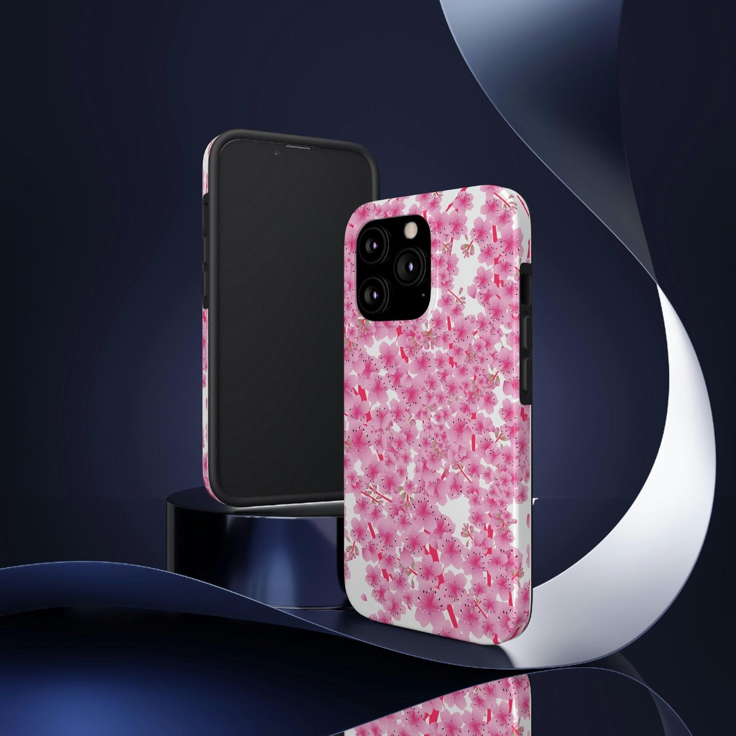 "Pink Cherry Blossoms" Tough Phone Cases, Case-Mate - 1012Expressions