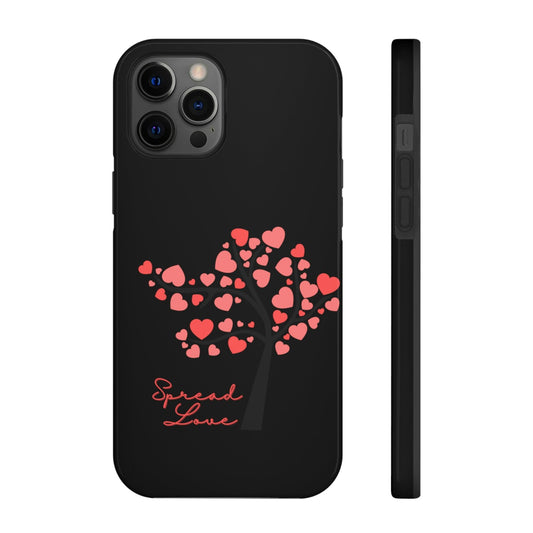 "Spread Love Tree" (Black Background) Tough Phone Cases, Case-Mate - 1012Expressions