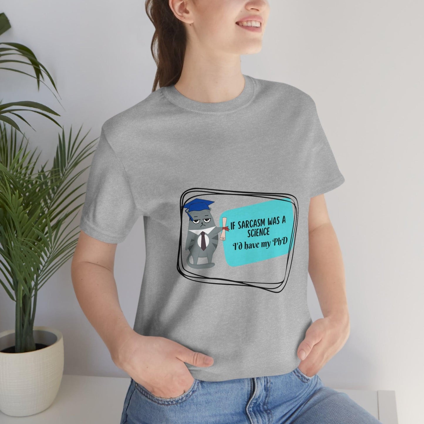 Get Your Funny Graphic Tee - The Science of Sarcasm on a Short Sleeve!